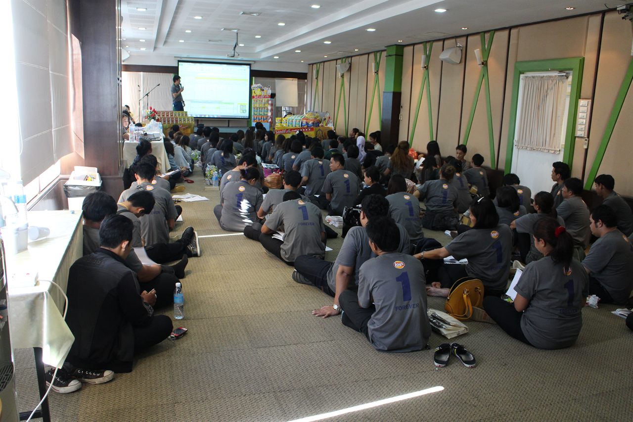บรรยากาศงานอีเวนต์แบรนด์และกิจกรรมการตลาด