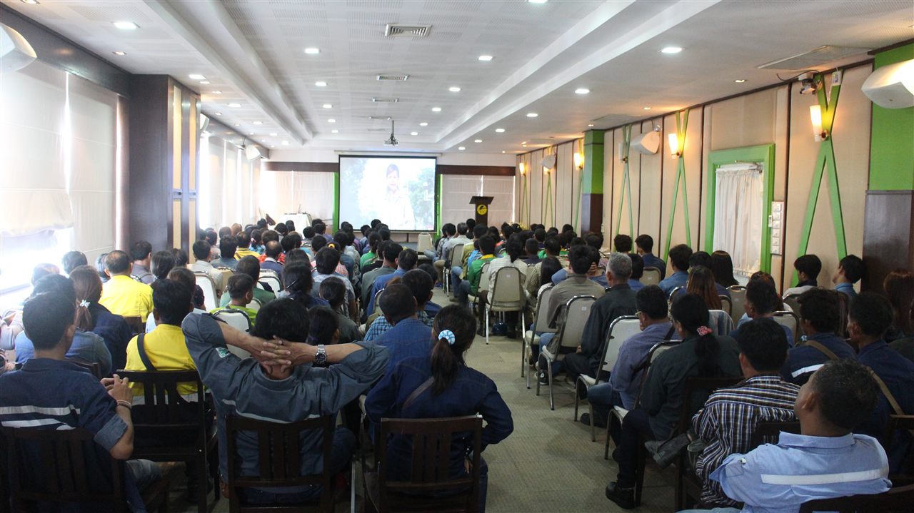 การอบรมความปลอดภัยและซ้อมหนีไฟขององค์กรที่ KV Conference